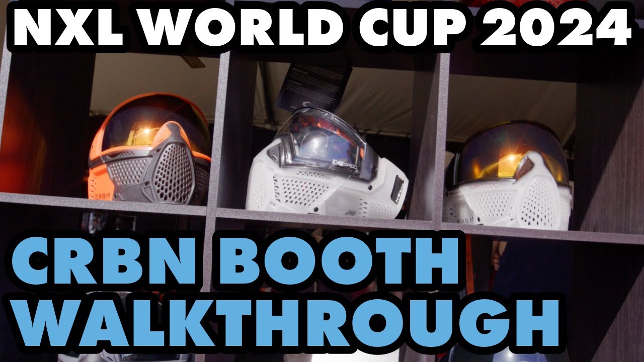 NXL World Cup 2024 | CRBN Booth Walkthrough | New DRV Paintball Loader!