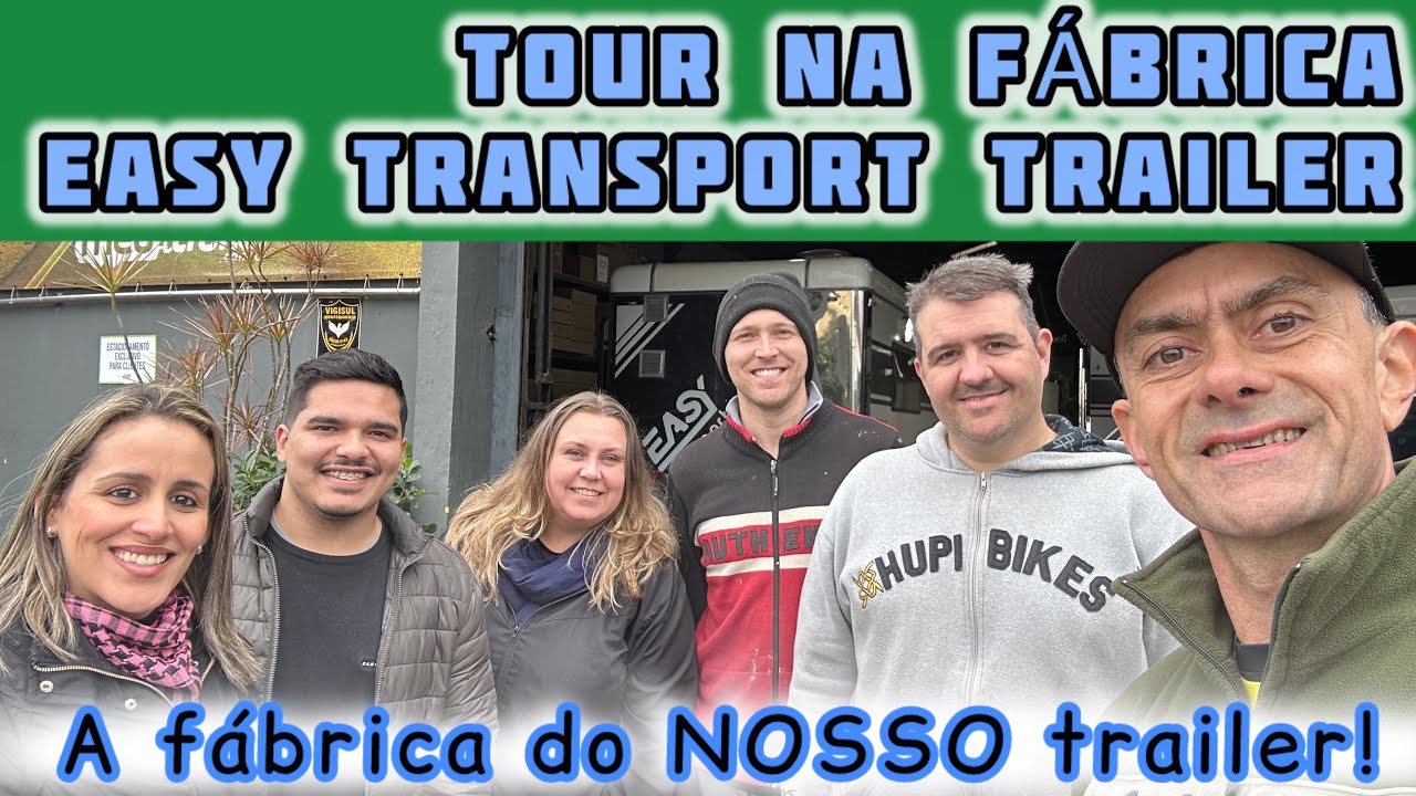 Visitamos a fábrica Easy Transport Trailer e fizemos um tour | Veja como os trailers são fabricados