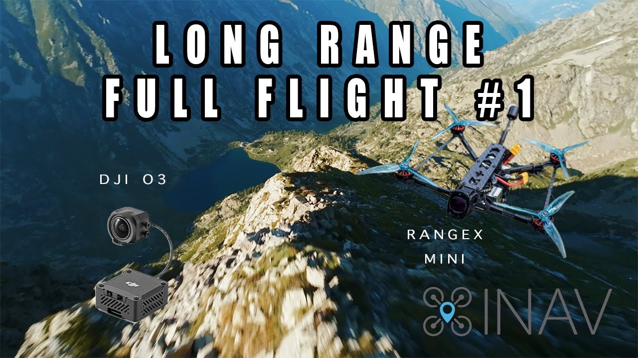 FPV Long Range FULL FLIGHT #1 - From the top to the lake || DJI O3
