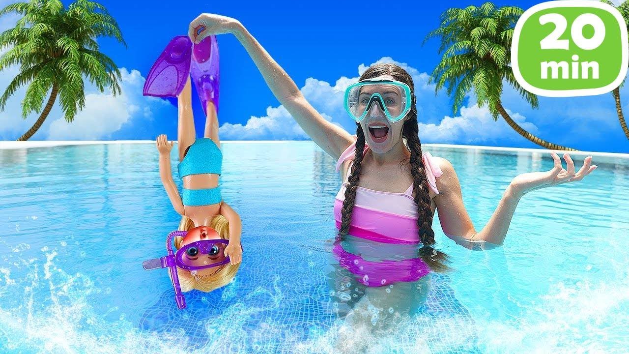 Chelsea aprende a bucear | ¡Una aventura de muñecas bajo el agua!