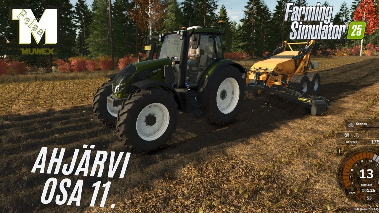 AHJÄRVI OSA 11. - Fälttöö, kivienkeruu ja suihkussa käynti