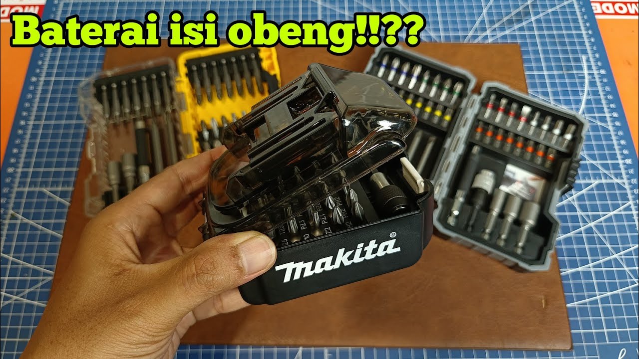 merek terkenal semua!!! mana yang paling keren?? bit obeng set Dewalt, Makita dan Bosch