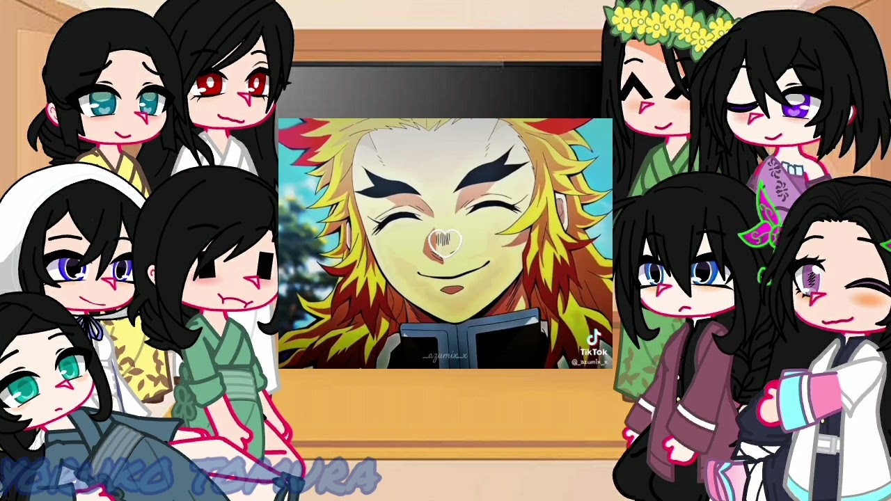 Las madres de kny(+tsutako y Kanae)reaccionan a sus hijos(Kiojuro Rengoku) Yoruko Tomura 