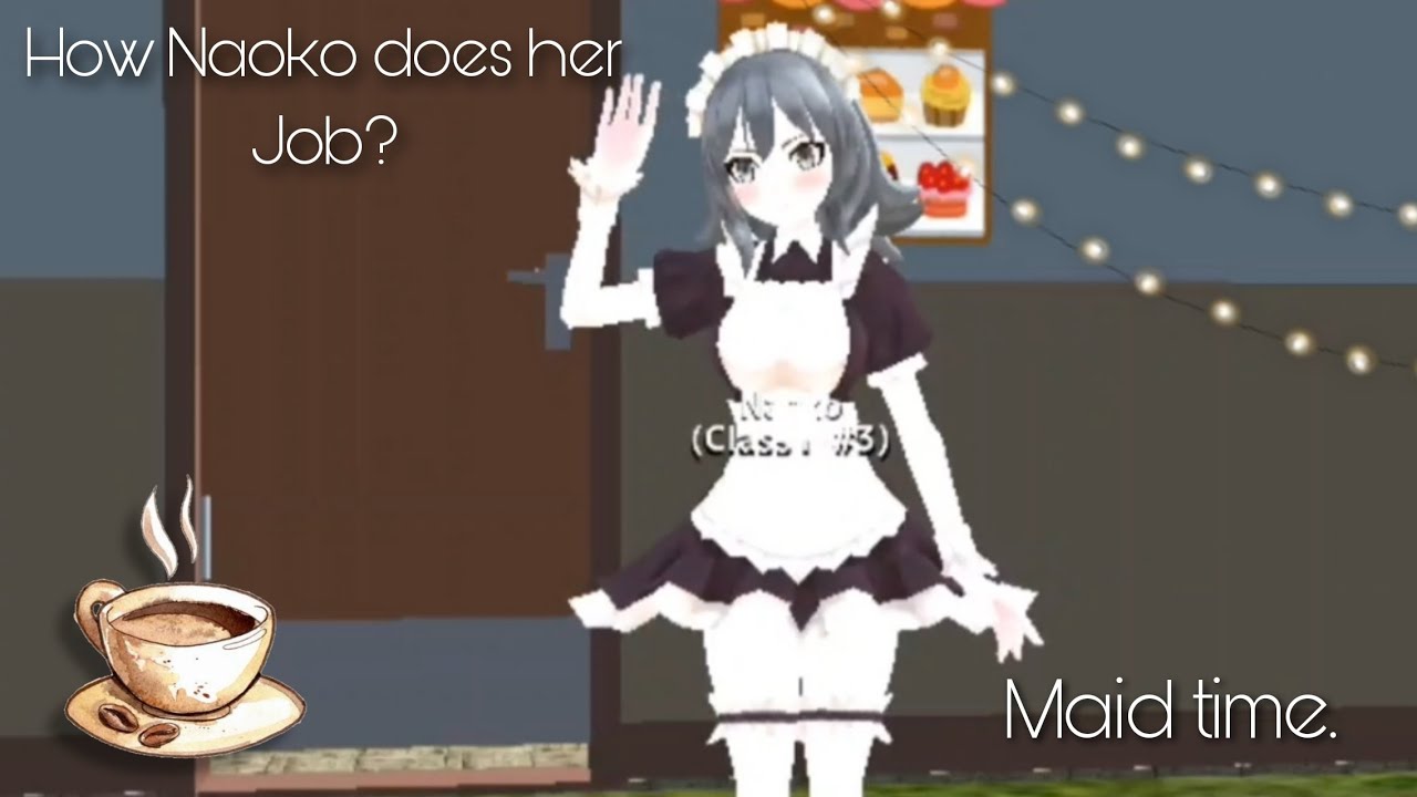 How Naoko works at the Cafe? ☕ || School Girl Simulator (Naoko working on live🔴)