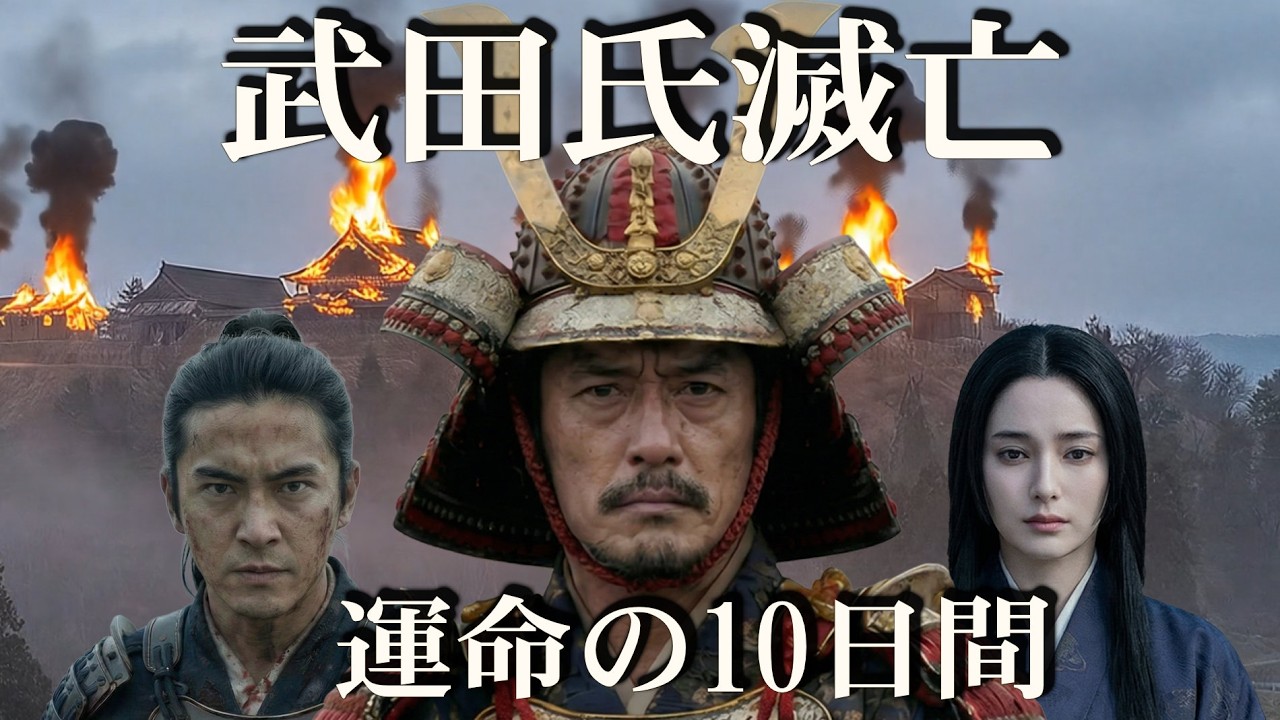 【完全実写化】武田氏滅亡。――天目山に散る、三つの高潔な魂。武田勝頼・信勝・北条夫人の最期【完全生成AI】