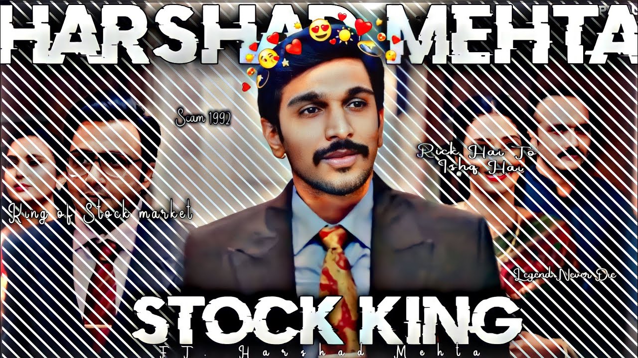 No Love × Harshad Mehta😈 || Harshad Mehta💸 Stock Market king Status👑 || Scam 1992📈 || Share Market