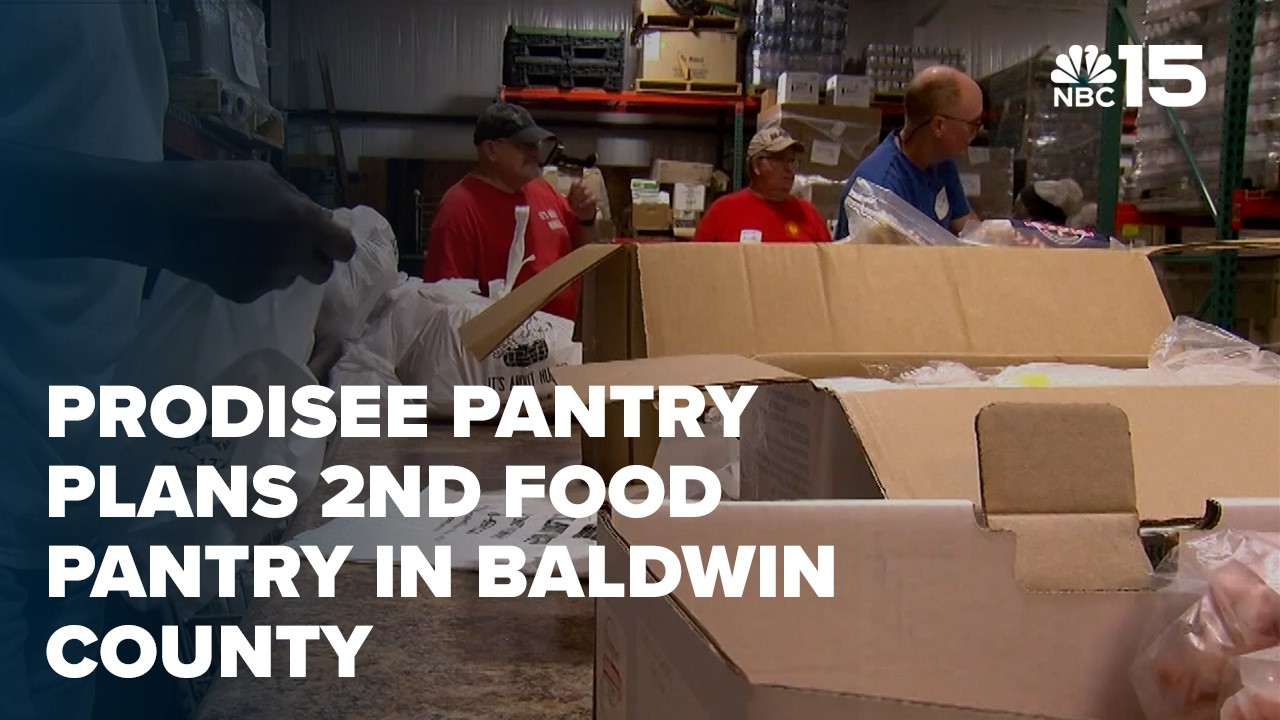 Prodisee Pantry plans 2nd food pantry after Baldwin County land donation, fundraising next - NBC 15