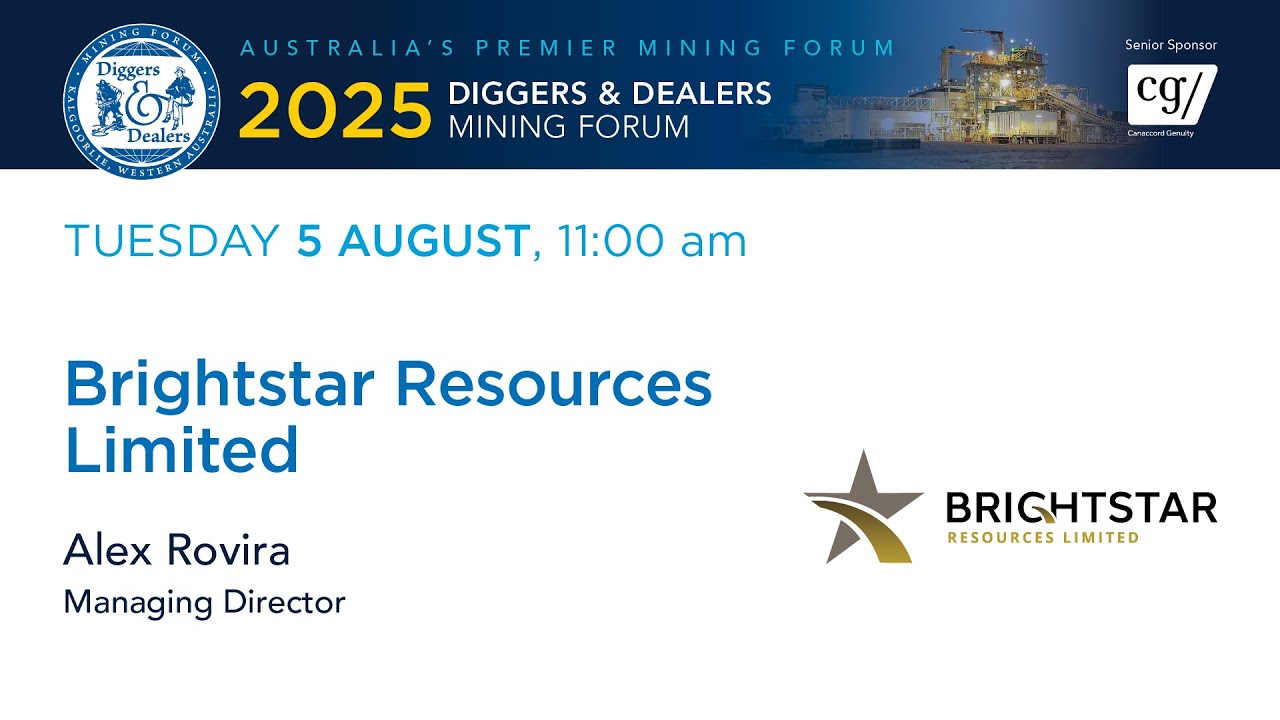2025 | Brightstar Resources Limited — Алекс Ровира, управляющий директор