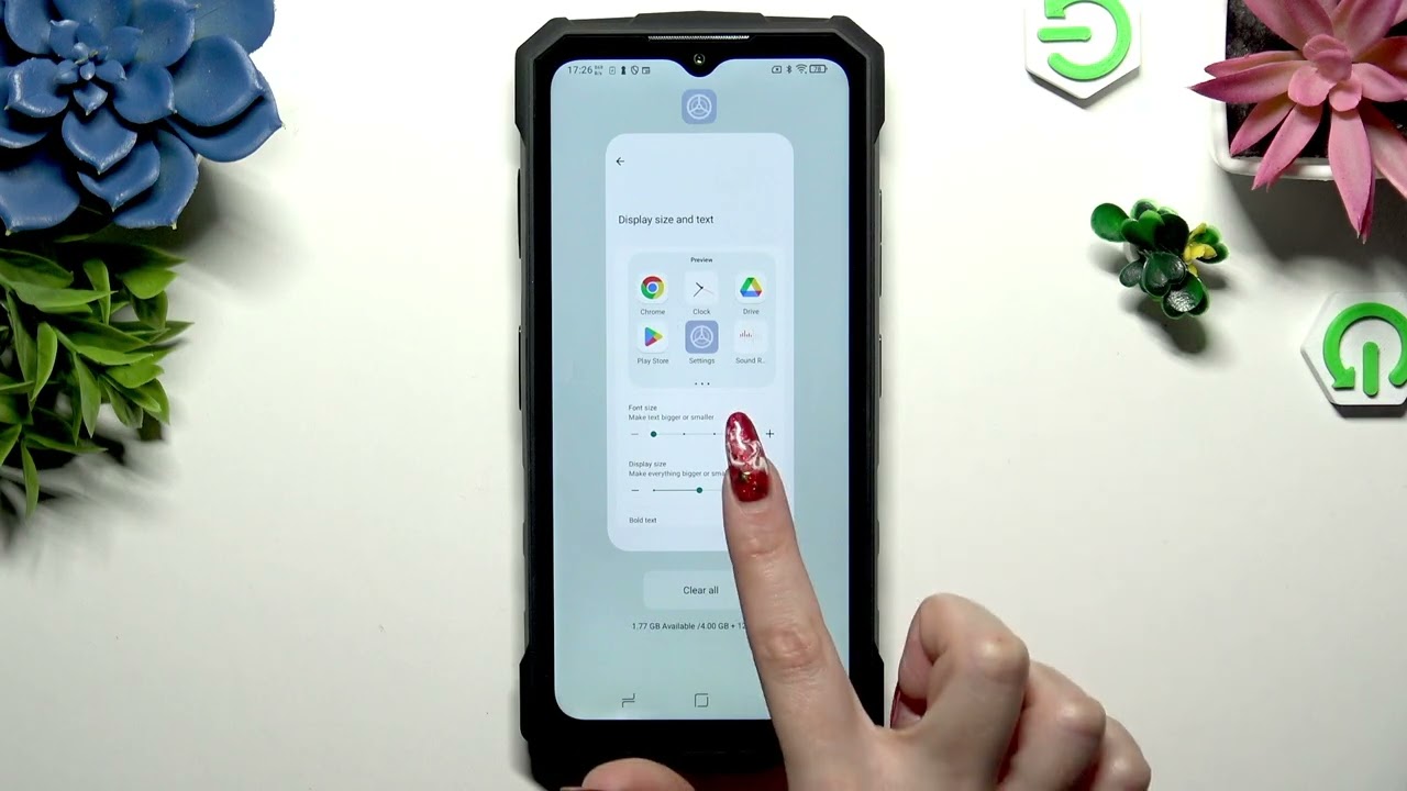 DOOGEE Fire 7 – Как изменить размер шрифта