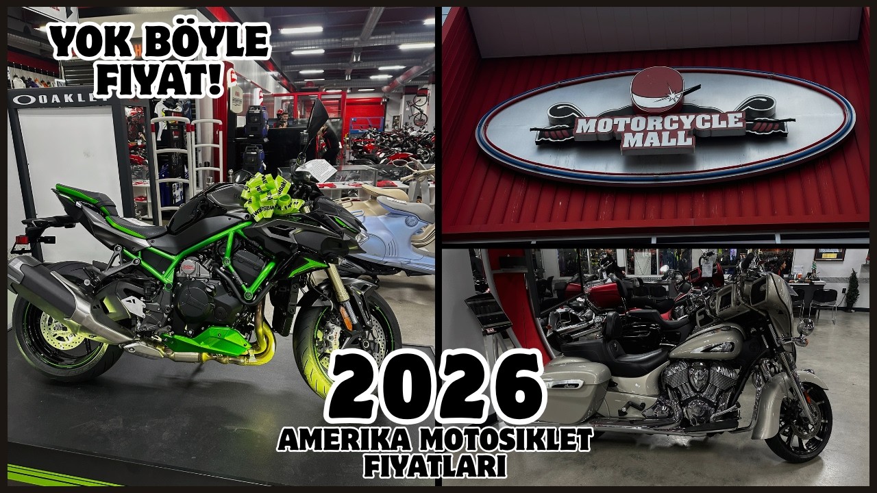 Amerika’da Motosiklet Fiyatları 2026 | Motorcycle Mall Turu