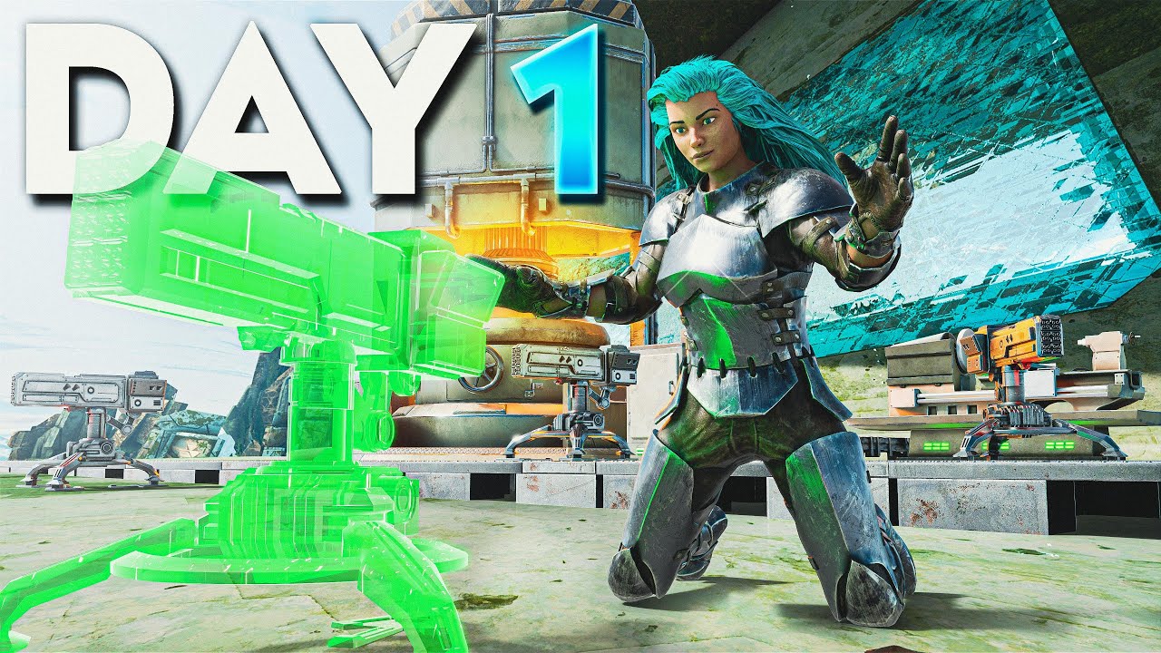 Claiming The BEST Base Location On Extinction DAY 1! - ARK: Survival Evolved