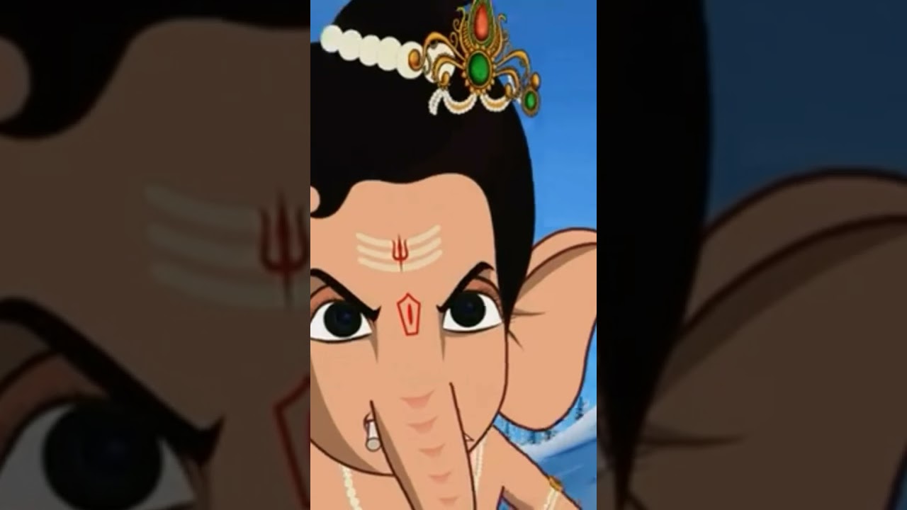 Balganesha vs Sindurasur ka anth 💪💪🙏🙏😡 #shots #love #rohit #youtubeshorts #cartoon #indiancricketer