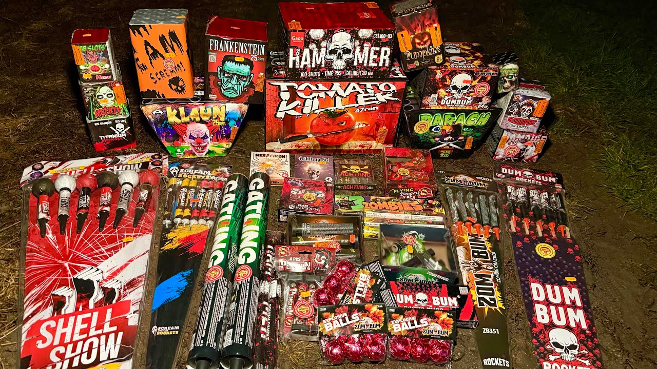 XXL FEUERWERKS MISCHUNG | Halloween Spezial 2025 + Angry Guy