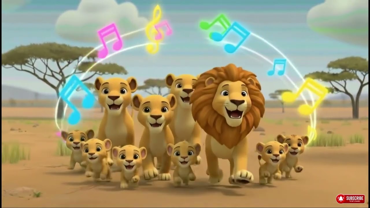 Lagu Singa 🦁🎵 | Video Edukasi Hewan Liar untuk Anak PAUD  & Balita