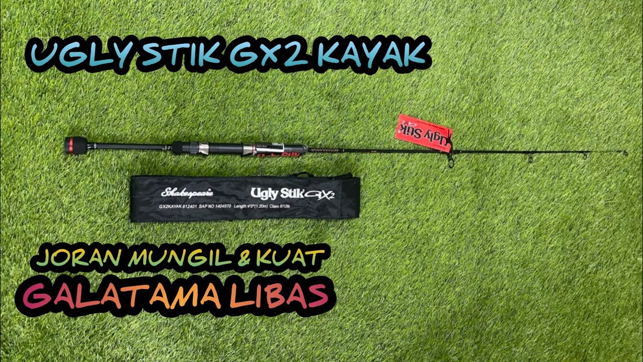 REVIEW SHAKESPEARE UGLY STIK GX2 KAYAK 4FT SAP1404570 Joran paling kuat