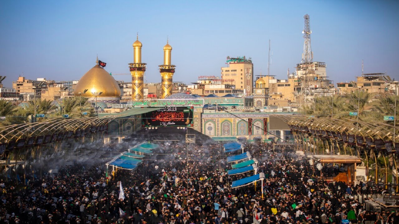 LIVE 🔴 KARBALA ARBAEEN | Millions Arrive at KARBALA | Roza Imam Hussain a.s | 20 Safar 2025/1447 H