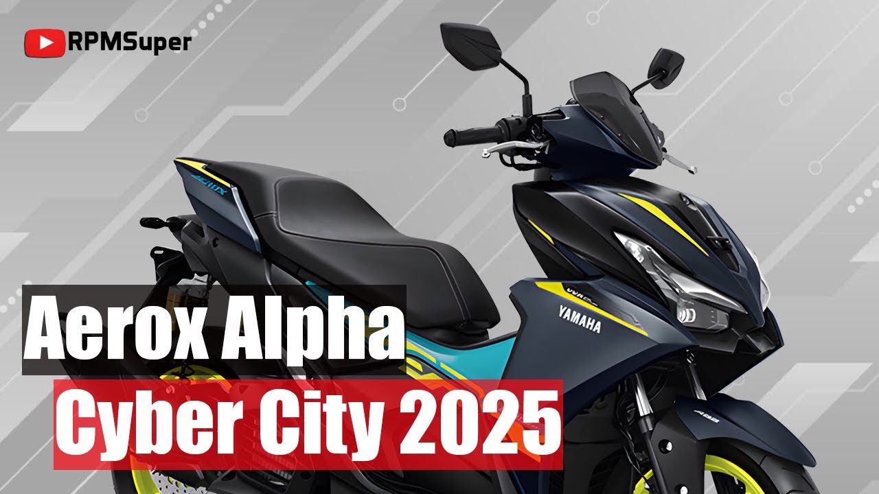 Yamaha Aerox Alpha Cyber City 2025. Ini Warna, Harga dan Fitur Kerennya!