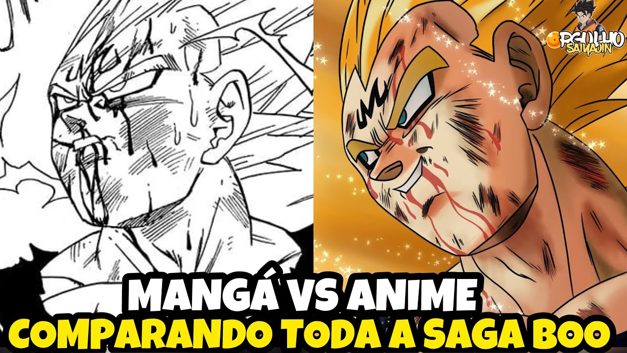 DRAGON BALL Z SAGA MAJIN BOO ANIME VS MANGÁ (COMPLETO) VEJA TODAS AS DIFERENÇAS DE AMBAS VERSÕES