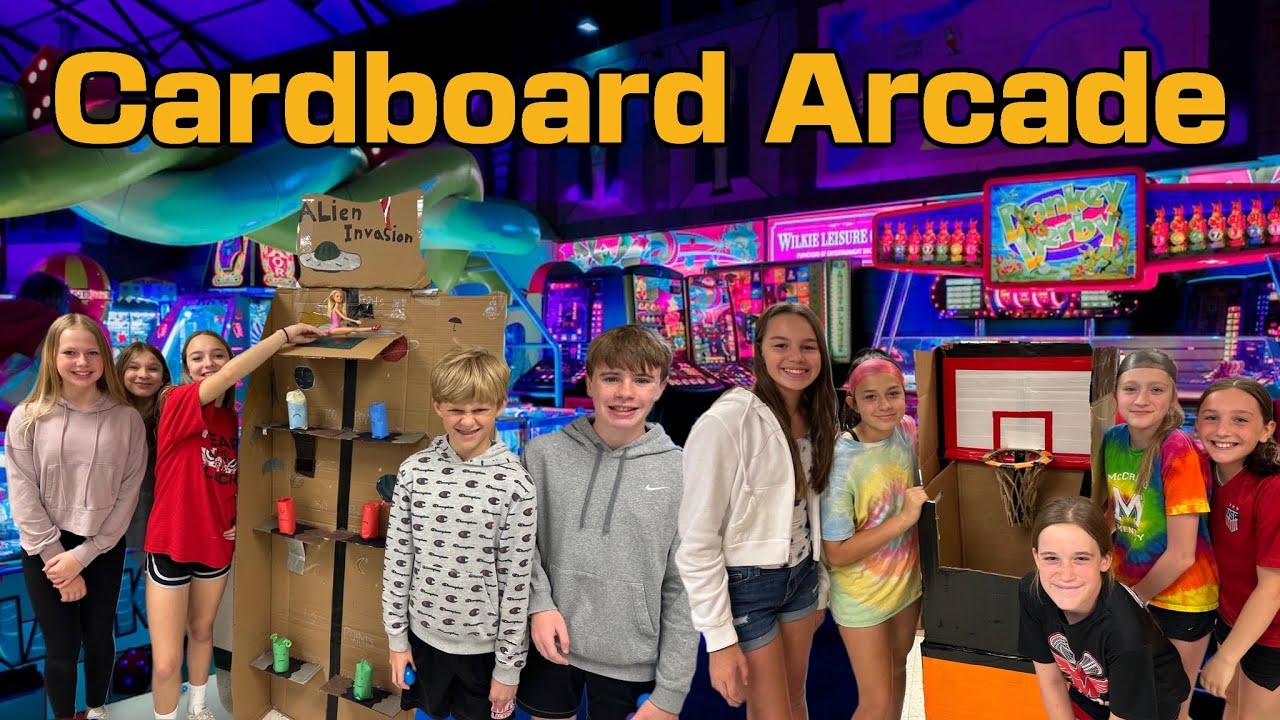 World’s Largest Cardboard Arcade Challenge