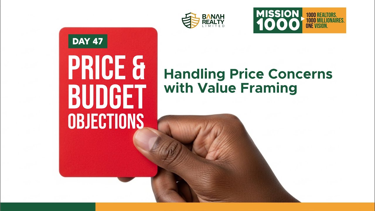 HOW TO DEAL WITH Price & Budget Objections from clients or Prospects 
