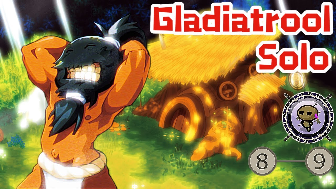 Run solo GLADIATROOL Dofus Retro - Sadida, Room 8 & 9