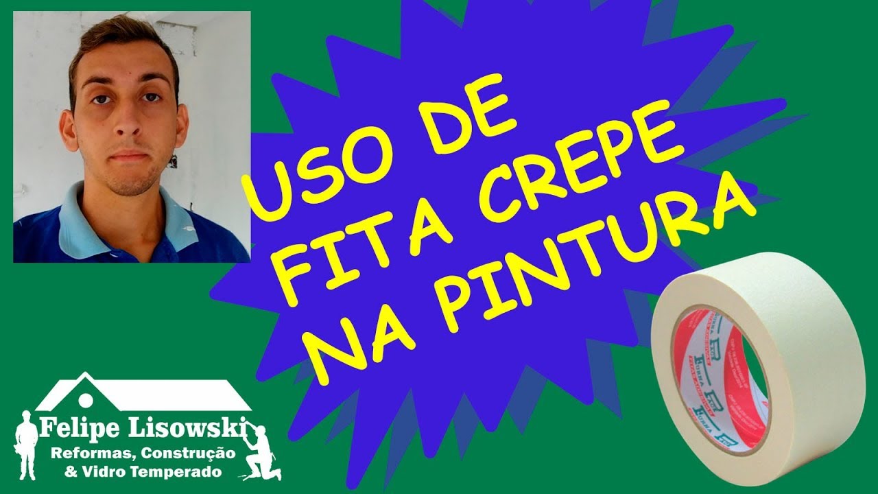 USO DA FITA CREPE NA PINTURA - DICA FÁCIL.