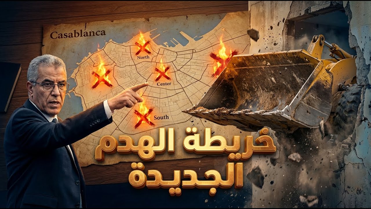 خريطة الهدم تتوسع 🚨 طراكس تقتحم بوركون، عين السبع وبوسكورة! مصير سيدي مومن وسوق الأفارقة