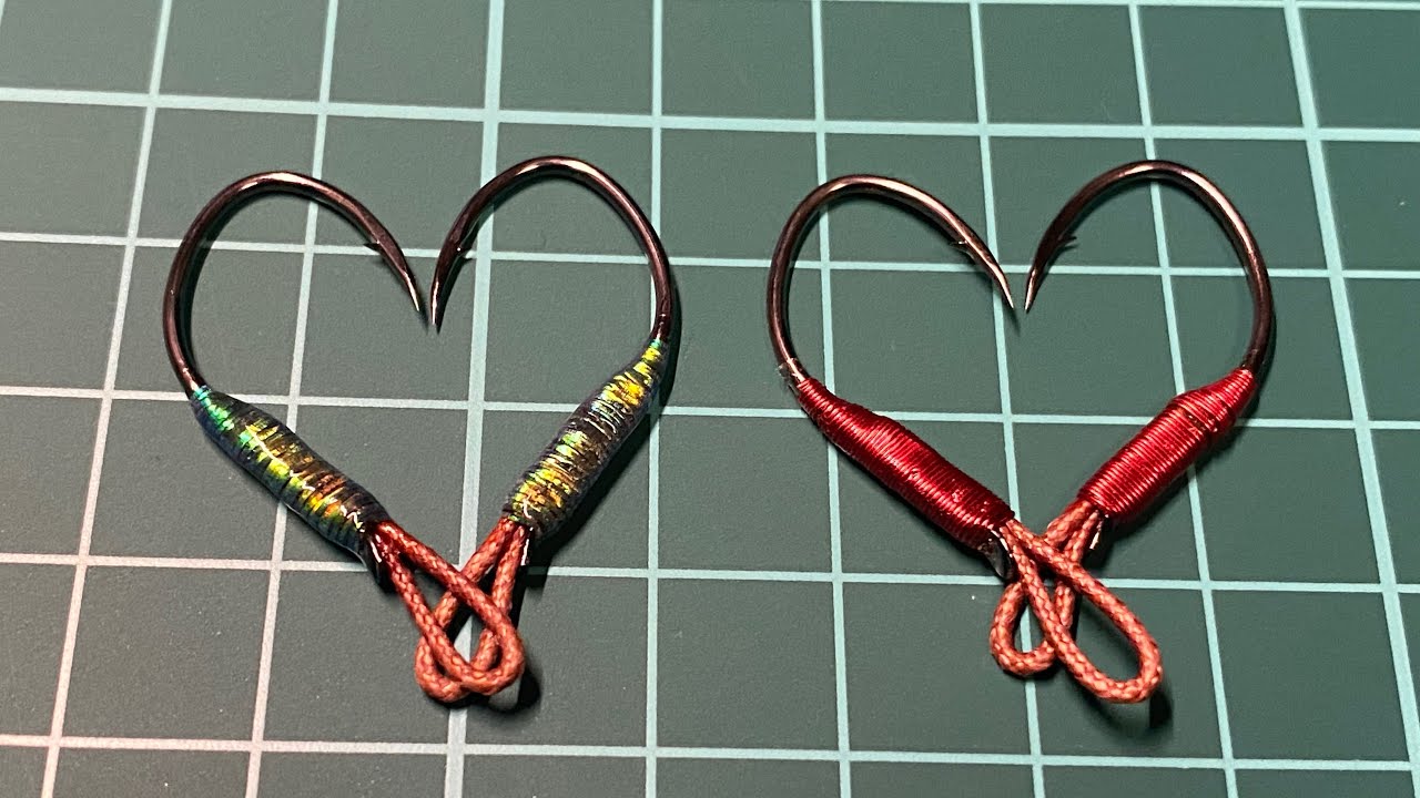 【サクラマス】ちょっと一手間を加えた自作シングルフックの作り方【ヒラメ】