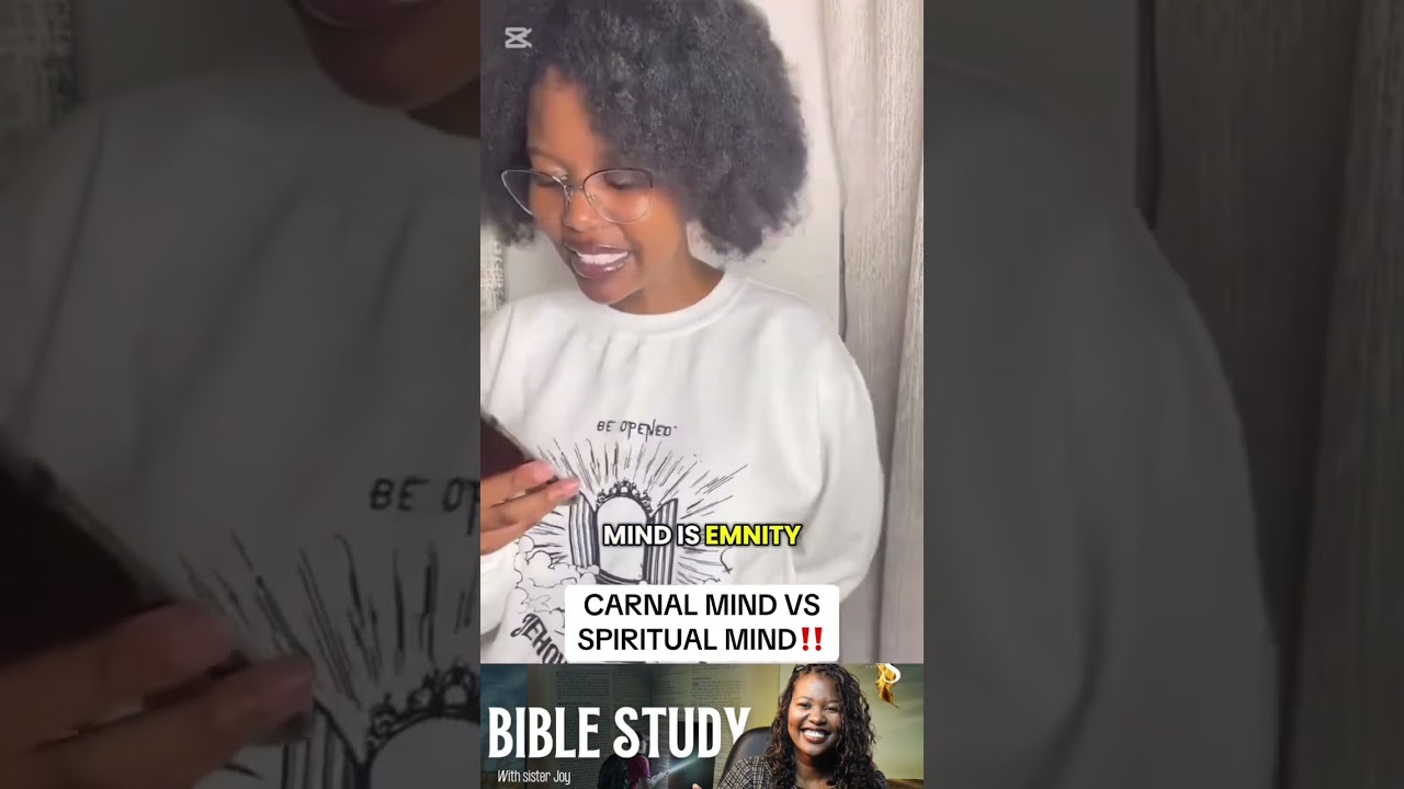 Carnal mind vs Spiritual mind‼️  #shorts #short #shortsvideo #viralvideo #trending #biblestudy