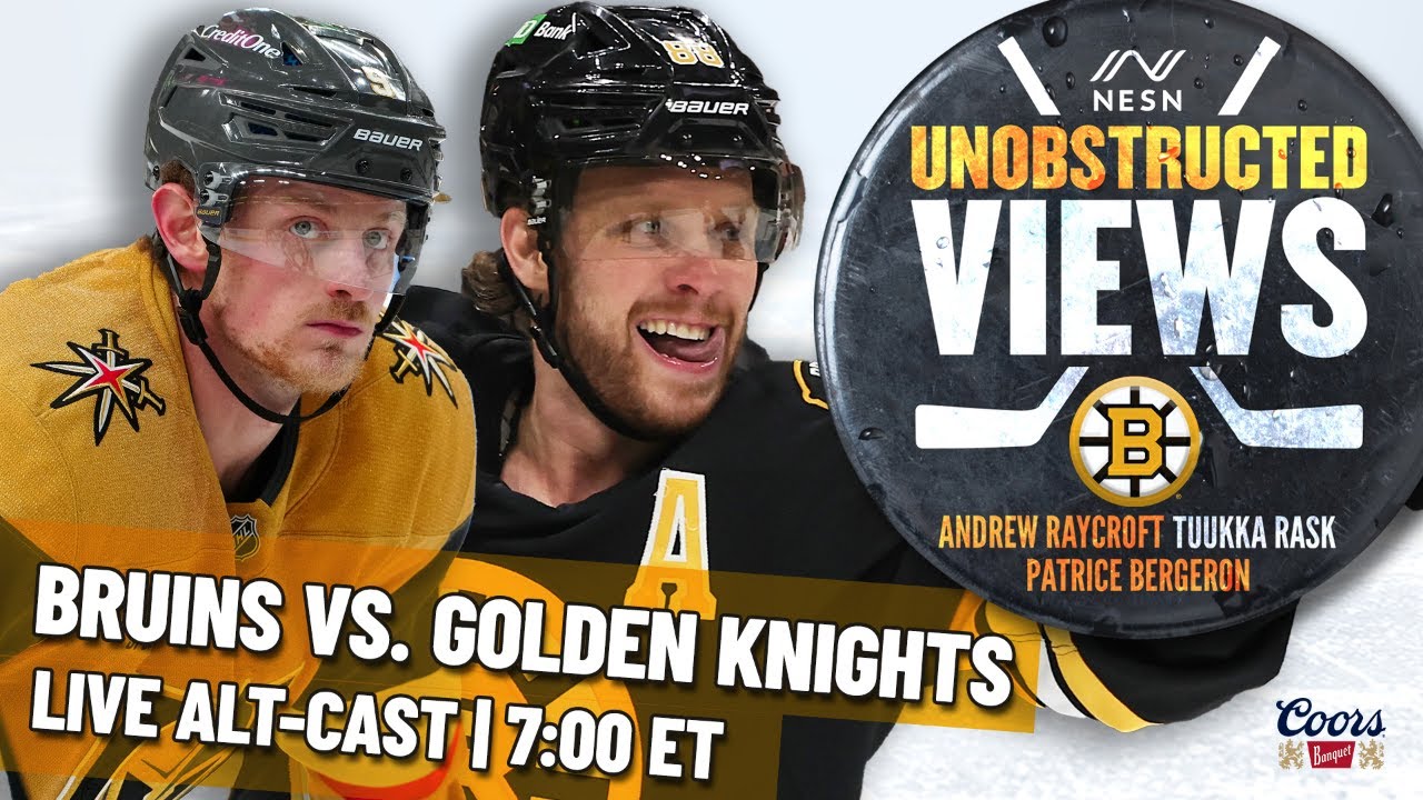 LIVE - Boston Bruins vs. Vegas Golden Knights Altcast | Unobstructed Views