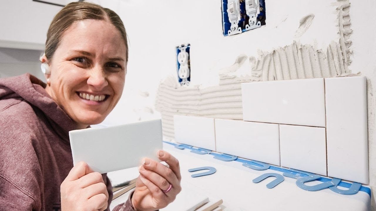 How To Install Subway Backsplash - DIY Kitchen Project