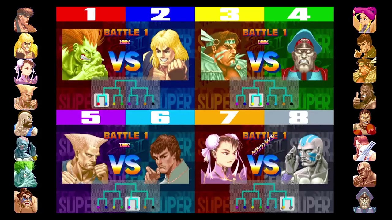 Super Street Fighter II The Tournament Battle gameplay 3