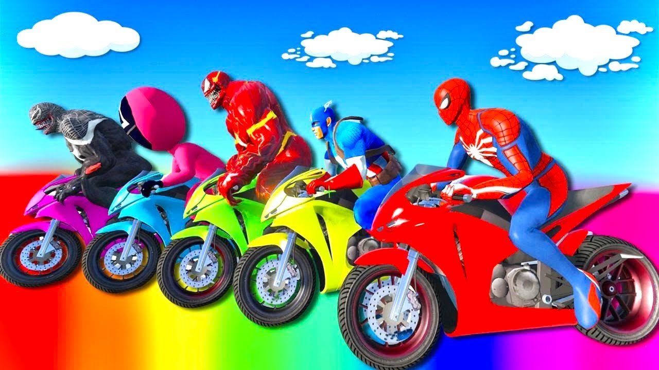 الرجل العنكبوت انقاذ باتمان Spider-Man Rescue batman vs iron man vs venom funny Game GTA 5 superhero