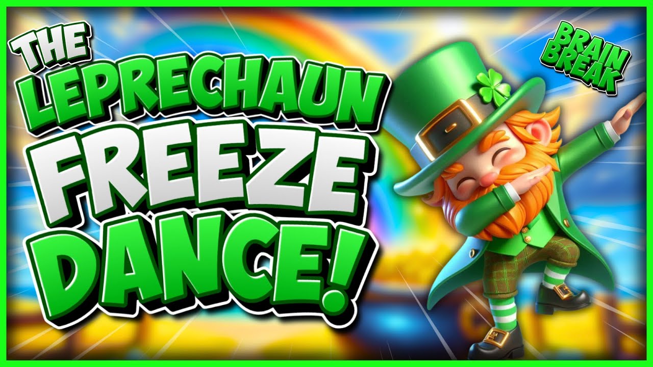 ☘️ Leprechaun Freeze Dance Song! ☘️ St. Patrick's Day Brain Break ☘️ Danny Go Noodle ☘️ Just Dance