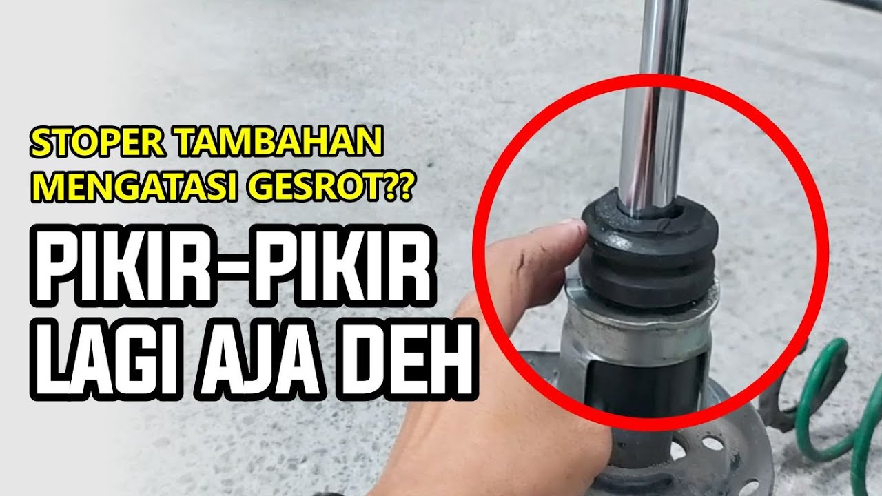 Ban Gesrot Fender, Pasang Stopper Bukanlah Solusi