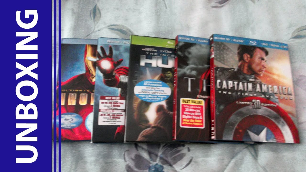 [Blu-Ray Unboxing] Marvel Movies (The Avengers)