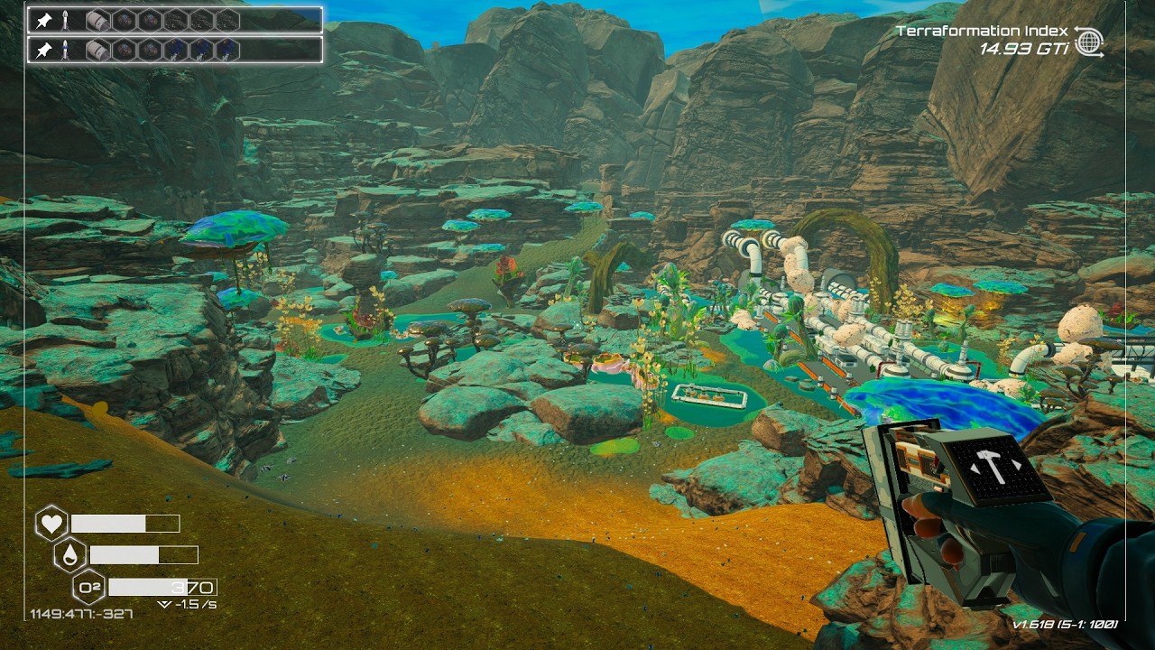 Exploring, Cleaning Goo, And base Upgrades... Planet Crafter  Toxicity Dlc   Part 7