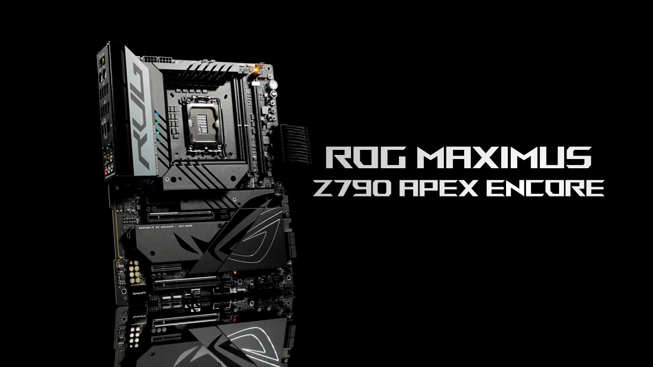 ASUS ROG Maximus Z790 APEX Encore LGA 1700 ATX Motherboard E-tail Video