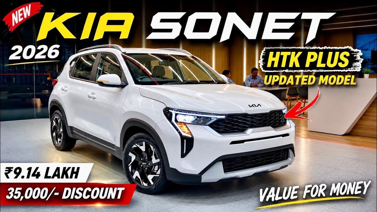 Nowy model Kia Sonet Htk Plus 2026✅ Cena Kia Sonet na drodze | Recenzja Sonet Htk Plus | Nowy model Kia Sonet 