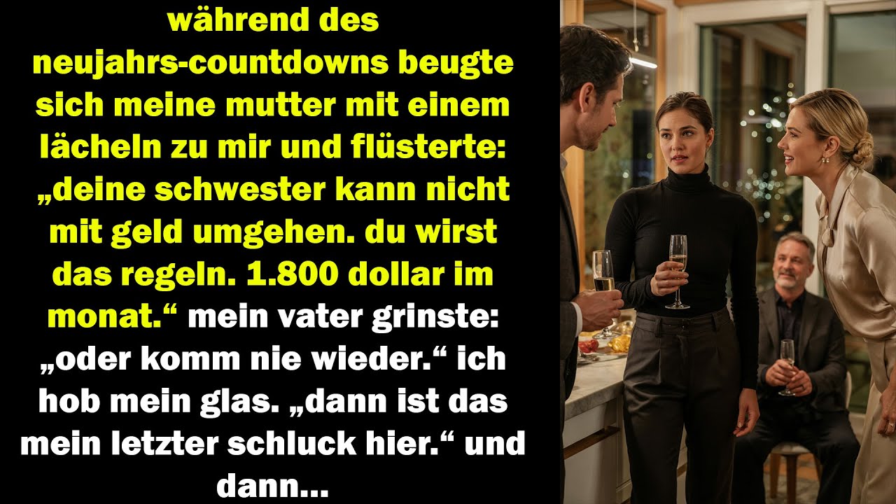 „Wenn du nicht zahlst, komm nie wieder.“ Ich nahm einen Schluck und dann passierte es