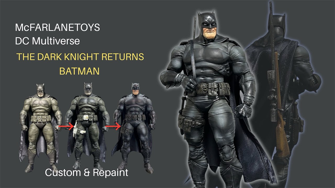 【McFARLANETOYS】　DCマルチバース ダークナイトリターンズ　バットマン カスタムリペイント