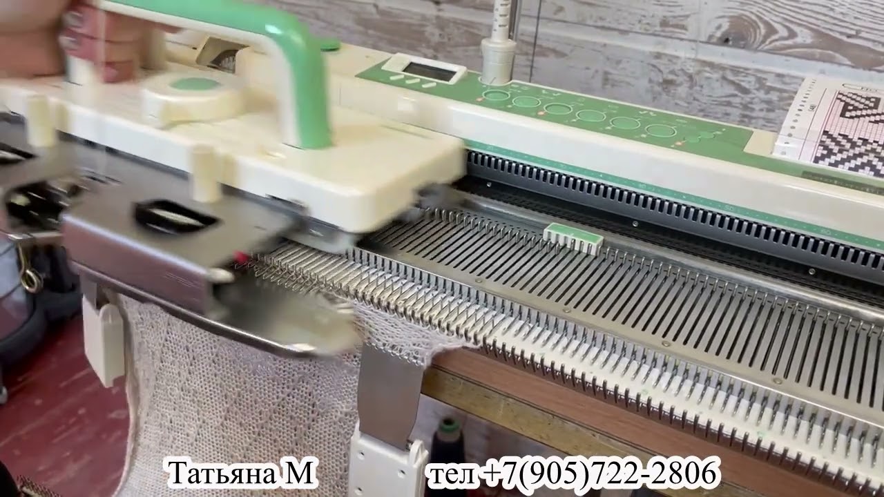 Продано. Silver reed SK562/SRJ70 японская вязальная машина