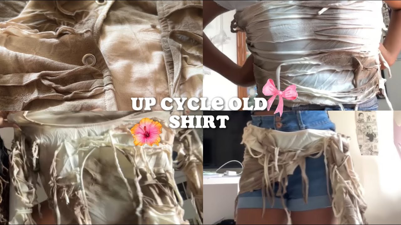 UpCycling Ep. 5 | Turning a Bold Shirt into a Tyla-Inspired Outfit (DIY Thrift Flip)