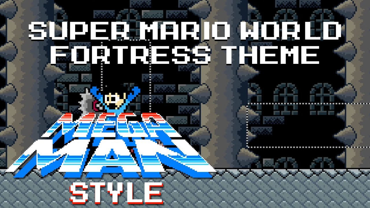 Super Mario World Castle Theme - Mega Man Style 8-Bit Remix