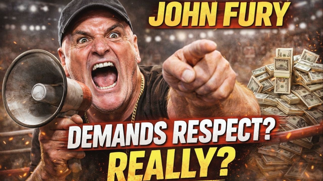 JOHN FURY SCREAMS FOR RESPECT… AND DEMANDS RESPECT?  REALY?