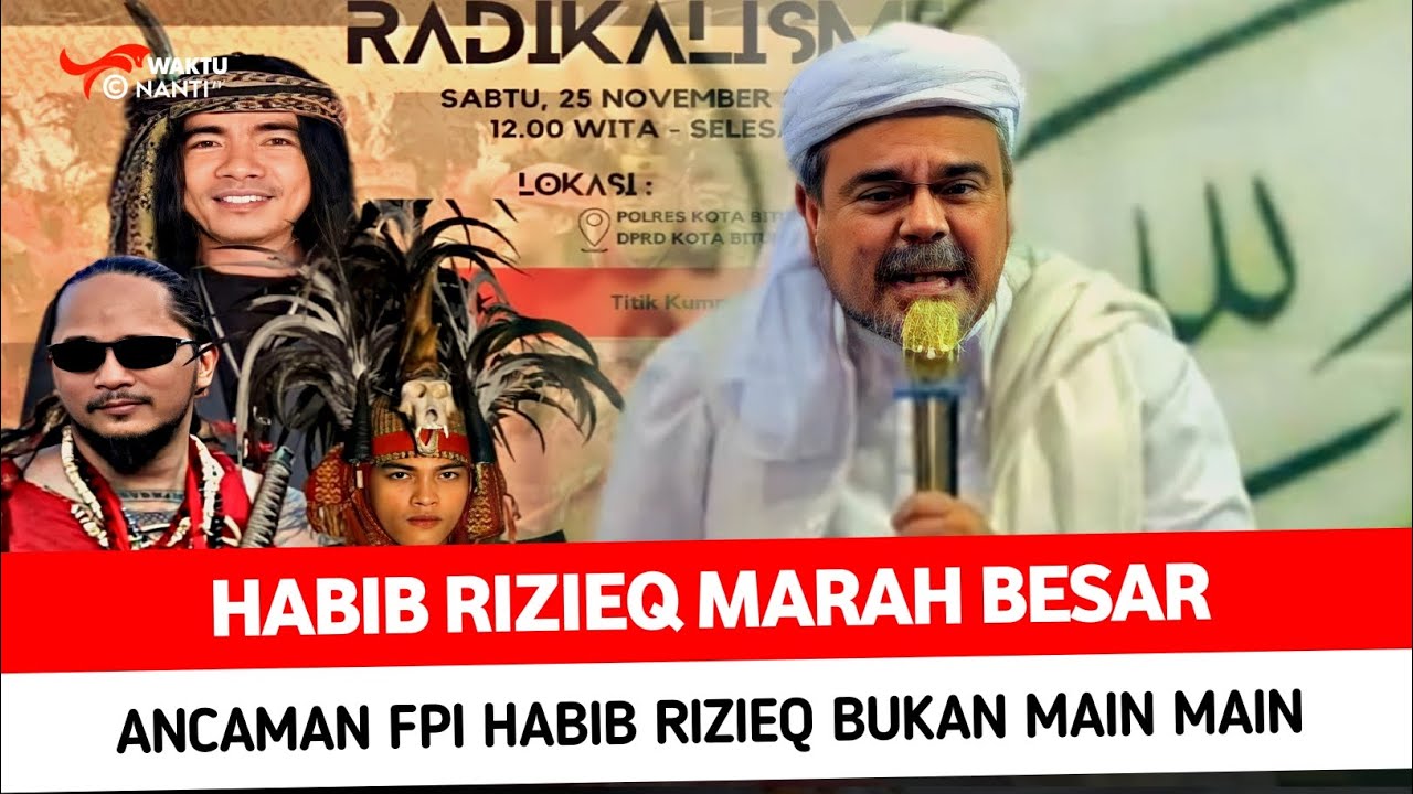 Ngeri! Habib Rizieq Marah, Laskar Manguni Telah Berulah FPI Serukan Jihad Fisabilillah