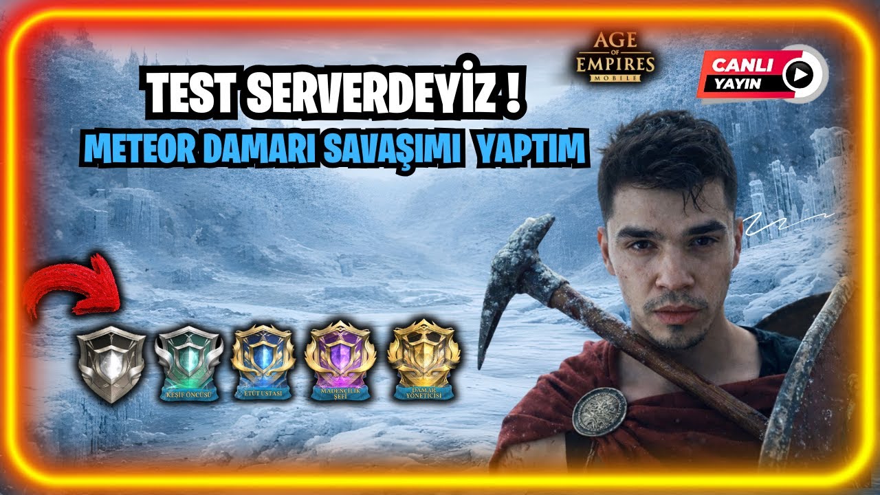 TEST SERVERDEYİZ GELLL | Age of empires mobile #ageofempiresmobile  🥷🏻