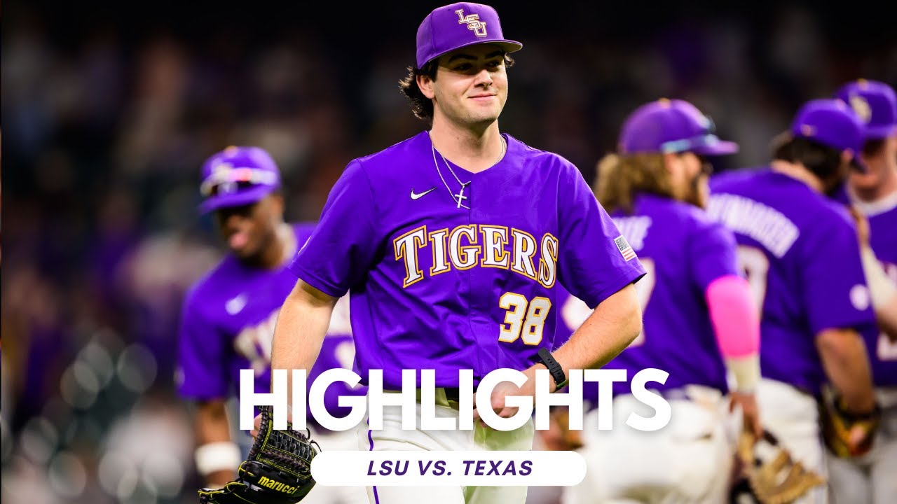 Luke Holman SHOVES in 6-3 win over Texas | LSU Baseball Highlights