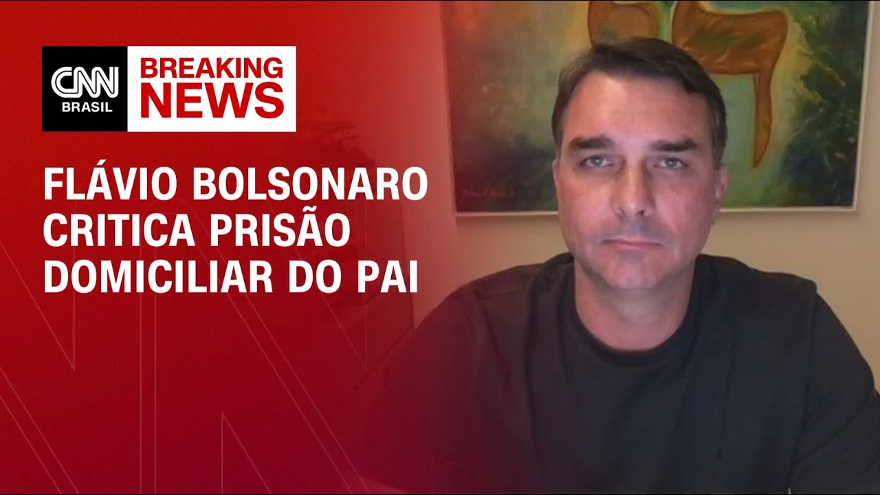 Flávio critica prisão domiciliar de Jair Bolsonaro; veja a íntegra | CNN ARENA