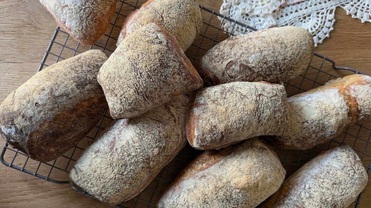 Домашна Чабата с квас - нежна като коприна и вкусна като никоя друга! #sourdough #хлеб #bread #хляб